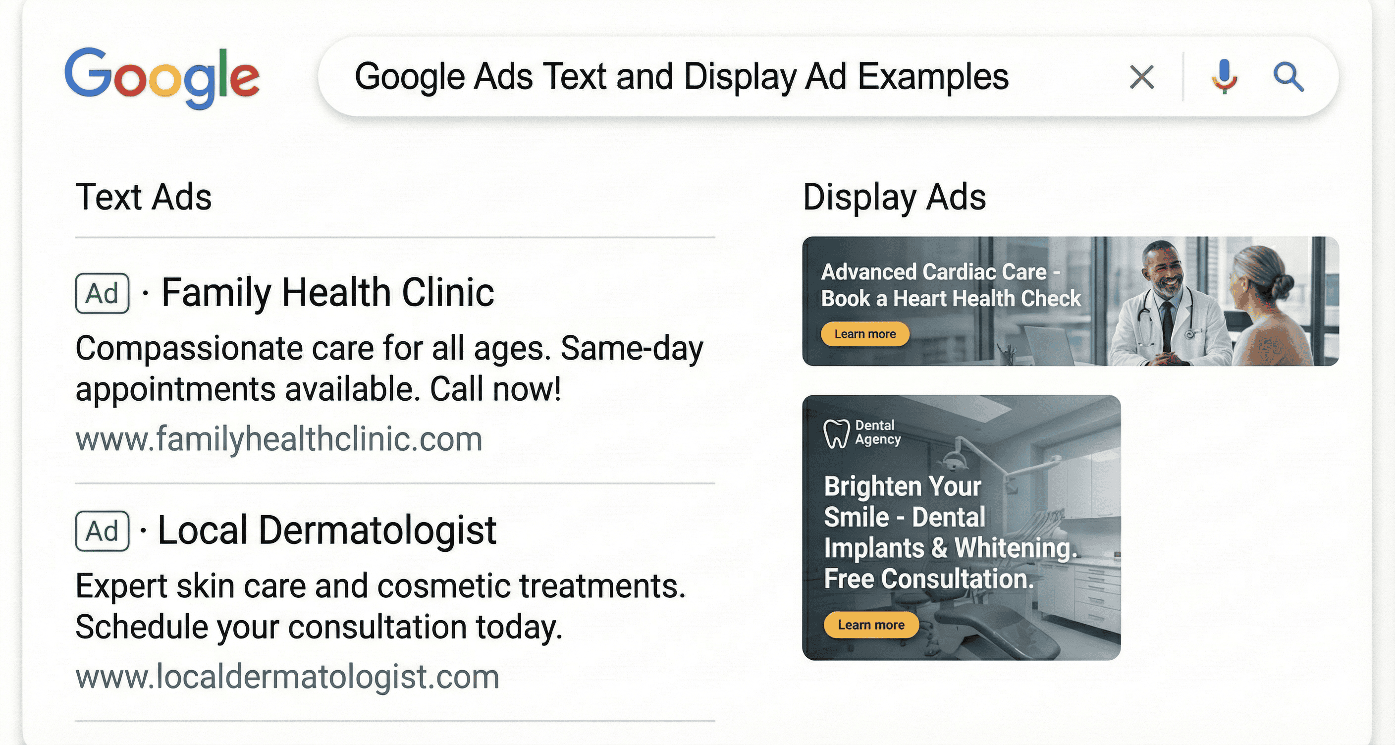 Google Ads Examples