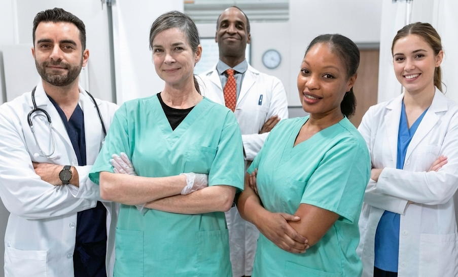 Medical team professionals